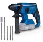 Scheppach Akku-Bohrhammer BC-RHD230-X | 2,2 J | 5500bpm | 20V | Brushless Motor...