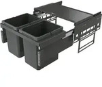 Abfallsorter Cox Base 360 K/600-2 anthrazit ohne Biodeckel / 60 cm Schrankbreite /