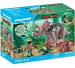 PLAYMOBIL Dinos Triceratops mit Jungtier, Aktion/Abenteuer, 4 Jahr(e), Mehrfarbig,
