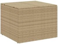 Gartentruhe Beige 291L Poly Rattan