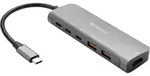 Sandberg USB-C Dock HDMI + 2xUSB-A + 2xUSB-C + PD100W, Kabelgebunden, USB 3.2 Gen 1