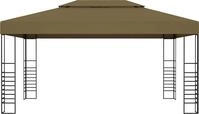 vidaXL Pavillon 3x4 m Taupe 180 g/m&sup2;