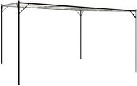 vidaXL Pavillon Wei&szlig; 4x4 m 180 g/m&sup2; Stoff und Stahl