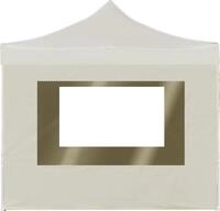 vidaXL Profi-Partyzelt Faltbar mit W&auml;nden Aluminium 2&times;2m Creme