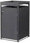 ML-Design M&uuml;lltonnenbox 1er mit Pflanzdach f&uuml;r 1 M&uuml;lltonne, 240L 68x80x124...