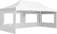 vidaXL Profi-Partyzelt Faltbar mit W&auml;nden Aluminium 6&times;3m Wei&szlig;