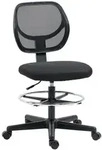 Vinsetto Zeichenstuhl, Ergonomischer Drehstuhl, H&ouml;henverstellbarer B&uuml;rostuhl -