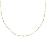 cai Collier 925/- Sterling Silber 38+5cm gelb ohne Stein 360252596-43-1 - Gold