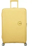 American Tourister Soundbox Spinner 77 / 28 TSA EXP Trolley Pastel Yellow hellgelb -