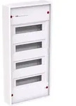 Verteiler, Aufputz, 48PLE, 4 Reihen, ohne T&uuml;r, AK648N4, 1 Stk.