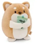 NICI 61158, Spielzeug-Hund - Beige/Wei&szlig;