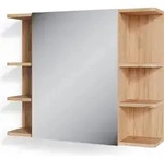 Badspiegelschrank Vicco Fynn Eiche 79.6 x 64 cm, Model 37276 - Braun