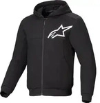 Alpinestars Chrome V2 Sport Motorrad Zip Hoodie, schwarz, L - Schwarz - L