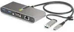 StarTech.com 2-Port USB-C Hub mit Ethernet und RS232 Port,USB-A Adapter,...