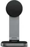 Satechi, Kabellose Ladestation f&uuml;r iPhone & AirPods Magnetisch Qi2, Grau - Grau