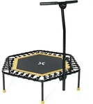 SportPlus Fitness Trampolin f&uuml;r zuhause, Fitnesstrampolin mit Haltefunktion,...
