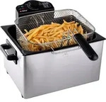 Alpina 8711252182001 Fritteuse, Edelstahlgeh&auml;use, herausnehmbarer 5 l...