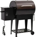 vidaXL Pelletgrill mit Ablage Schwarz 94 cm Eisen - Schwarz