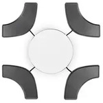 Princess 01.103070.01.001, Schwarz, Freistehend, 300 x 100 mm, 2 m, 250 &deg;C,...