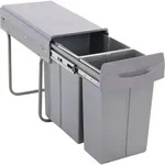 SVITA EMCombo30 Einbaum&uuml;lleimer 30L (10L+20L) 2 F&auml;cher Deckel...