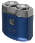 Adler AD 2937, Rotationstrasierer, Blau, Akku, Lithium-Ion (Li-Ion), 250 mAh,
