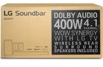 LG DS40TR, 4.1 Kan&auml;le, 400 W, DTS Digital Surround, DTS:X, Dolby Atmos, Dolby