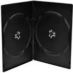 MediaRange DVD-Leerh&uuml;lle schmal f&uuml;r 7 Dics 9mm schwarz 100St - Schwarz