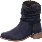 Rieker Damenschuhe Schn&uuml;rstiefel Blau Freizeit - Blau - 36