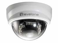 LevelOne Feste-Dome-Netzwerkkamera - 2 Megapixel - 802.3af PoE - Tag/Nacht - IR-LEDs