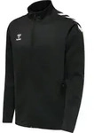 Hummel hmlCORE XK POLY ZIP SWEAT BLACK S - Schwarz - S