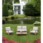Lounge-Set SAN MATEO - Braun/Beige