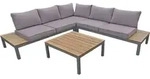 Harms Garden Pleasure Valentina Loungegruppe, Aluminiumgestell anthrazit,