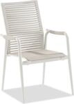 2er Set Niehoff Silla Hochlehner Aluminium/Textilene/Kordel