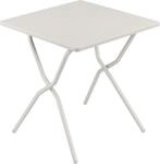 Lafuma Gartentisch 70 x 70 cm Balkon Campingtisch klein Tisch BALCONY Sand