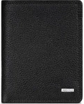 Redolz Leather Essentials HF Geldb&ouml;rse RFID Leder 9,5 cm ausklappbar - Schwarz