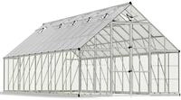 Palram - Canopia Aluminium Gew&auml;chshaus Balance 1024 Silber 724x304x257 cm