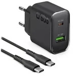 SBS Wall Charger Kit 20W, geeignet f&uuml;r MacBook Neo - Schwarz