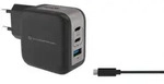 Conceptronic 3-Port 67W GaN USB-PD-Ladeger&auml;t mit USB-C-Ladekabel, USB-C x 2,...