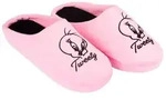 Looney Tunes Tweety Hausschuhe f&uuml;r Damen Puschen Slipper Pantoffeln Rosa 37-38 -