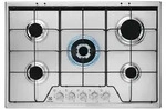 Electrolux KGS7534SX, Edelstahl, Integriert, 75 cm, Gaskochfeld, Edelstahl, 5 Zone(n)