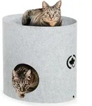 CanadianCat Owen-Tower, Drinnen, Filz, Holz, Hellgrau, 500 mm, 350 mm, 550 mm -