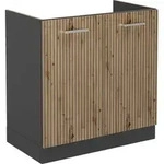Sp&uuml;lenunterschrank Vicco R-Line Artisan-Eiche 80 cm ohne Arbeitsplatte, Model 49078