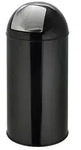 hjh OFFICE M&uuml;lleimer 35 Liter PUSH 35L Abfalleimer M&uuml;lltrenner rund f&uuml;r...
