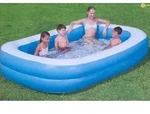 Bestway Family Pool "Blue Rectangular", 201 x 150 x 51 cm, 54005 - Blau/Wei&szlig;