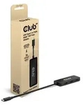 CLUB3D USB-C&reg; to Triple HDMI&trade;, USB Typ-C, Schwarz, 8K Ultra HD, 144 Hz, HDMI, USB