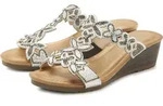 VIVANCE Pantolette Mule, Sommerschuh, Sandale, wei&szlig; Gr&ouml;&szlig;e 38 - Wei&szlig; - 38