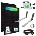 MYVOLTAICS Balkonkraftwerk MyCarport 880+ Watt mit Unterkonstruktion, bifazial,