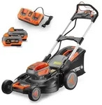 FUXTEC 40V Akku Rasenm&auml;her FX-E2RM51SET - 51cm Schnittbreite | 37,8Kg | 2x20V
