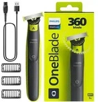 Philips Norelco OneBlade OneBlade 360 QP2724/23 Face, Folienschaber, Anthrazit,