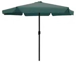 Linder Exclusiv Sonnenschirm, Gartenschirm &Oslash; 300 cm,mit Kurbel, Gr&uuml;n - Gr&uuml;n